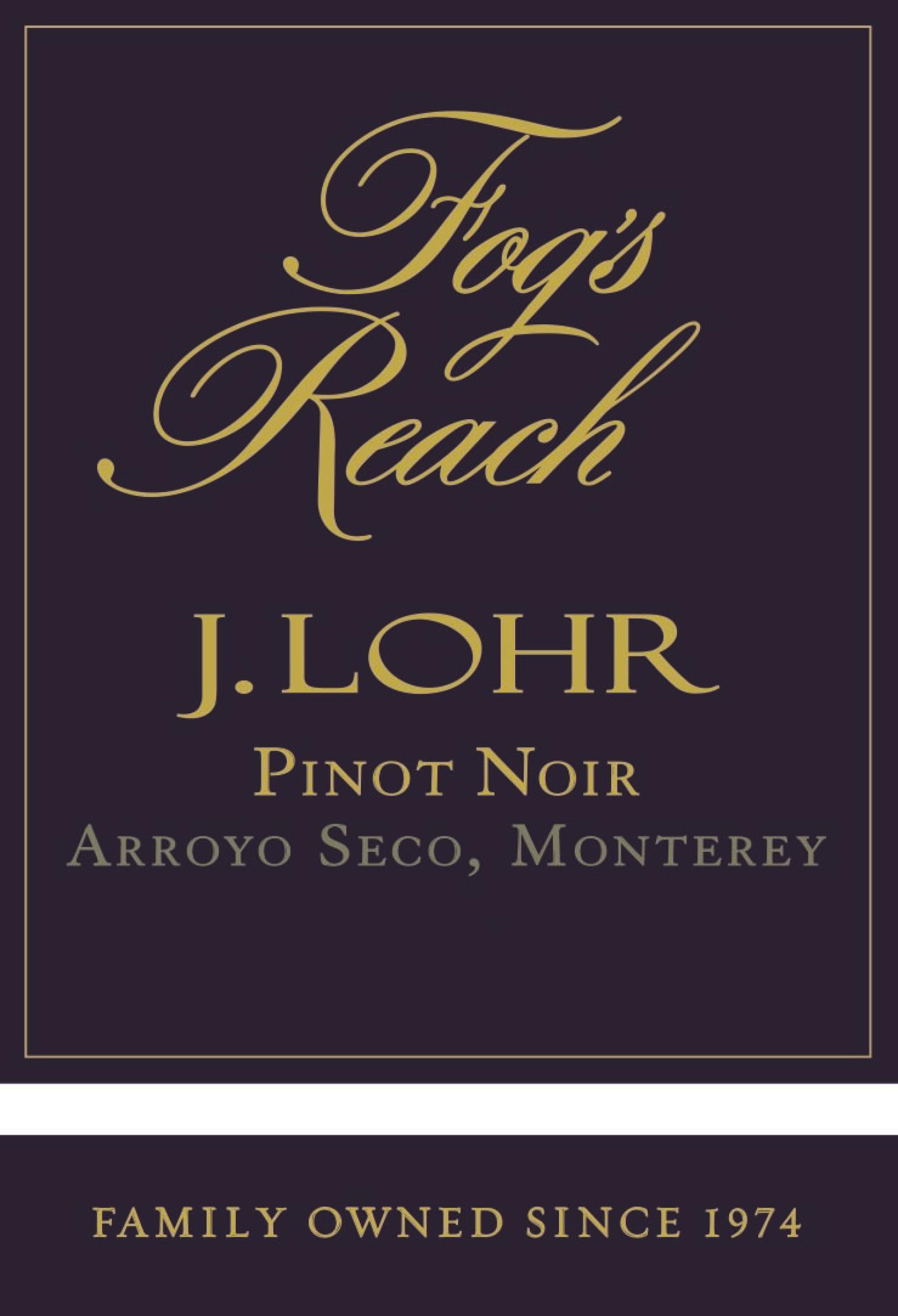 J Lohr Fog's Reach Pinot Noir 2020