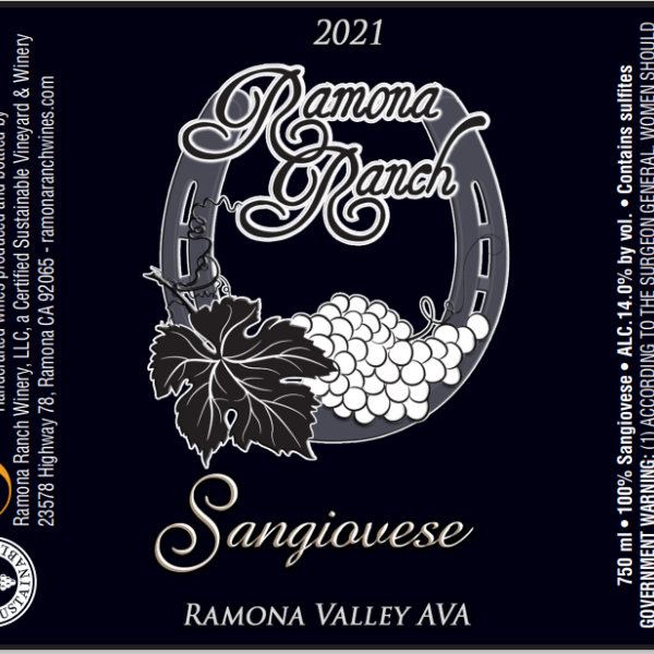 2021 Ramona Ranch Sangiovese
