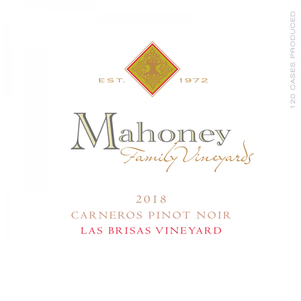 Mahoney Family Vineyards Las Brisas Vineyard Pinot Noir 2018