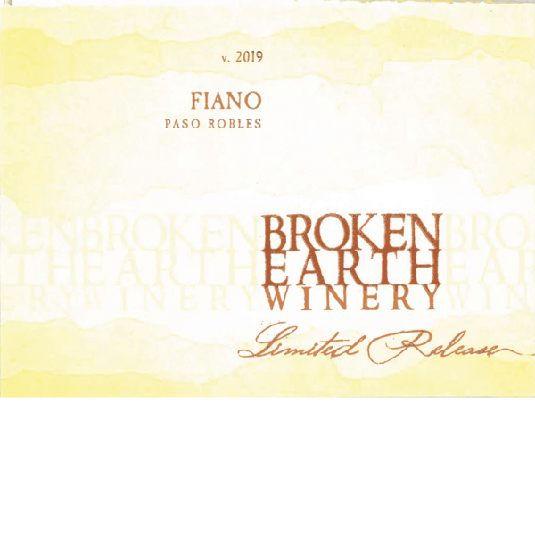 2019 Broken Earth Winery Fiano 