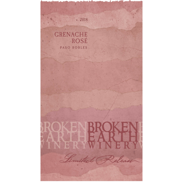 2018 Broken Earth Winery Grenache Rosé