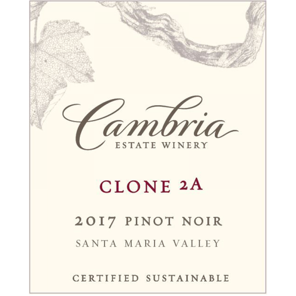 2018 Cambria Winery Clone 2A Pinot Noir
