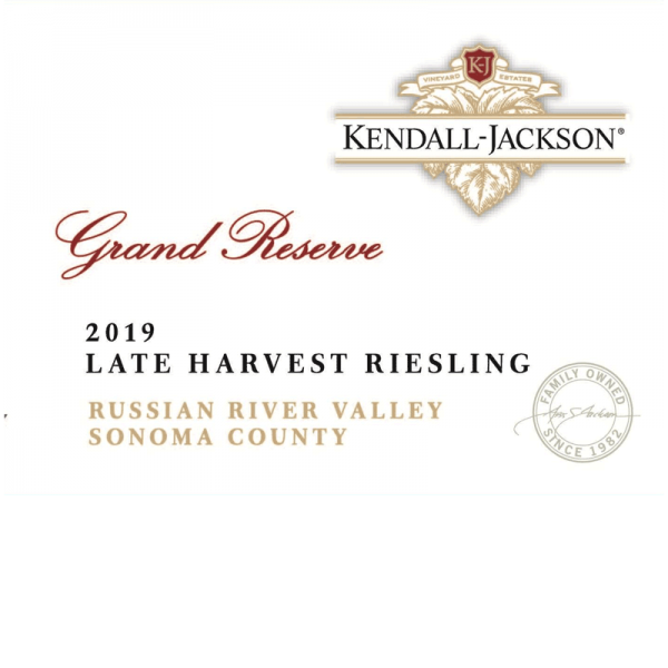 2019 Kendall Jackson Grand Reserve Late Harvest Riesling 