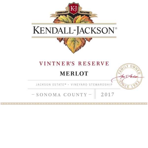 Kendall-Jackson Vintner's Reserve Merlot 2017