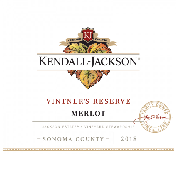 Kendall-Jackson Vintner's Reserve Merlot 2018