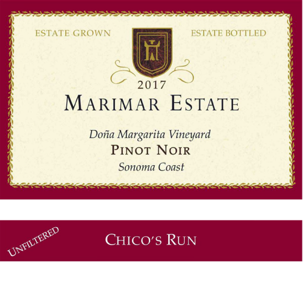 2017 Marimar Estate WInery Chico's Run Pinot Noir 
