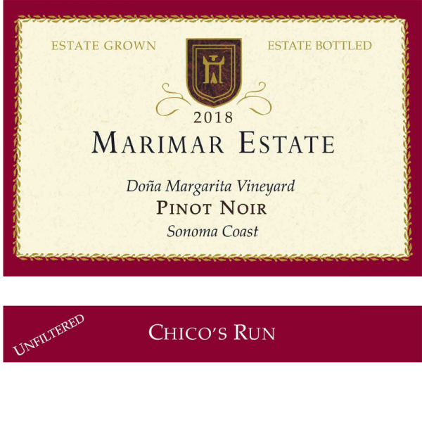 2018 Marimar Estate Winery Chico’s Run Pinot Noir