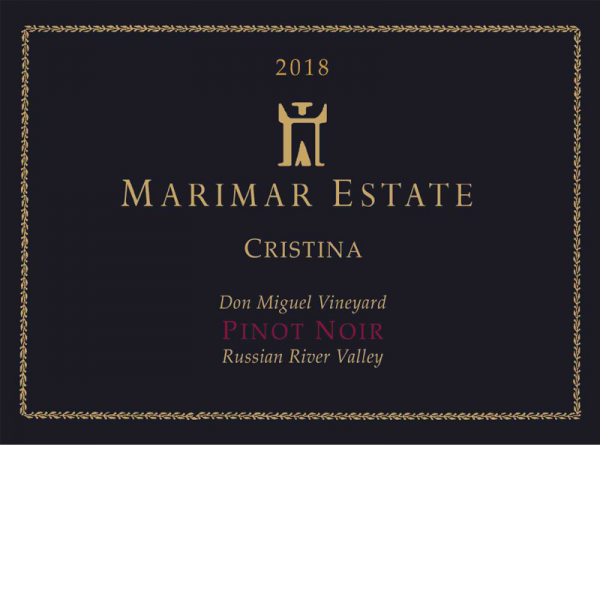 2018 Marimar Estate Winery Cristina Pinot Noir