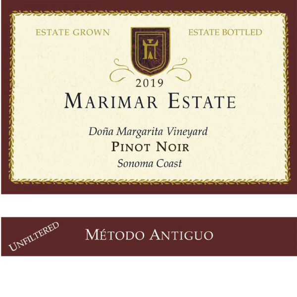 2019 Marimar Estate Winery Metodo Antiquo Pinot Noir 