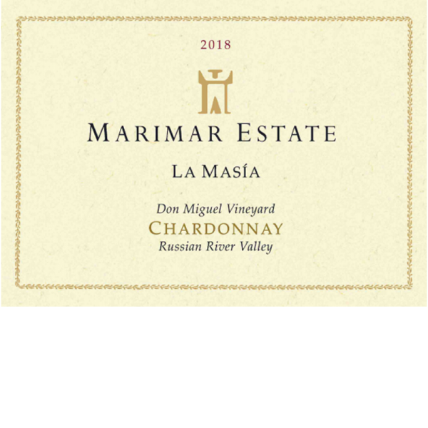 2018 Marimar Estate Winery La Masia Chardonnay