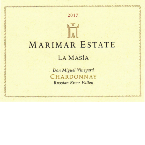 2017 Marimar Estate Winery La Masia Chardonnay