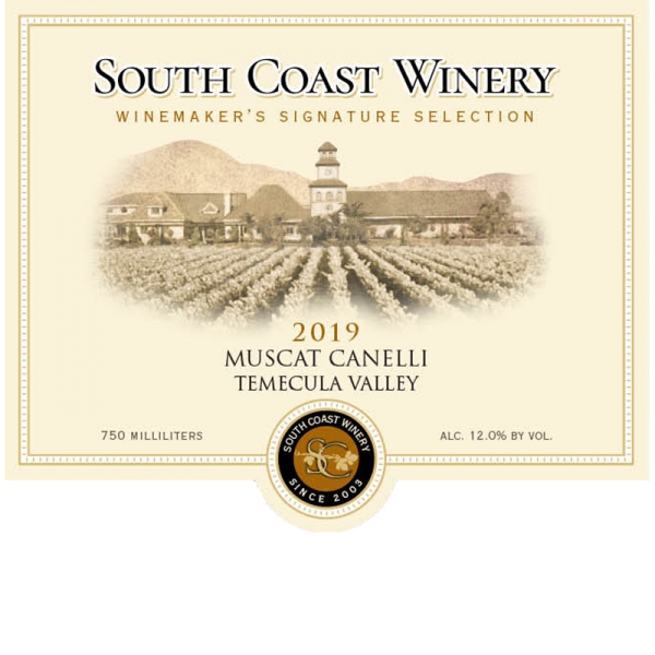 South Coast Winery Muscat Canelli 2019