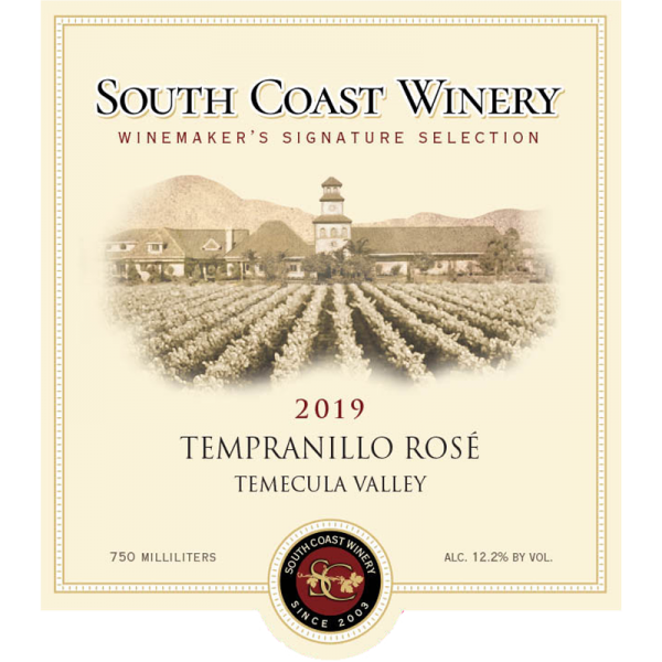 South Coast Winery Tempranillo Rose 2019