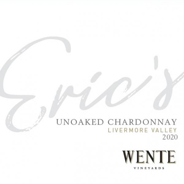 Wente's Eric Unoaked  Chardonnay 2020