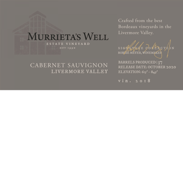 Murrieta's Well Cabernet Sauvignon 2018