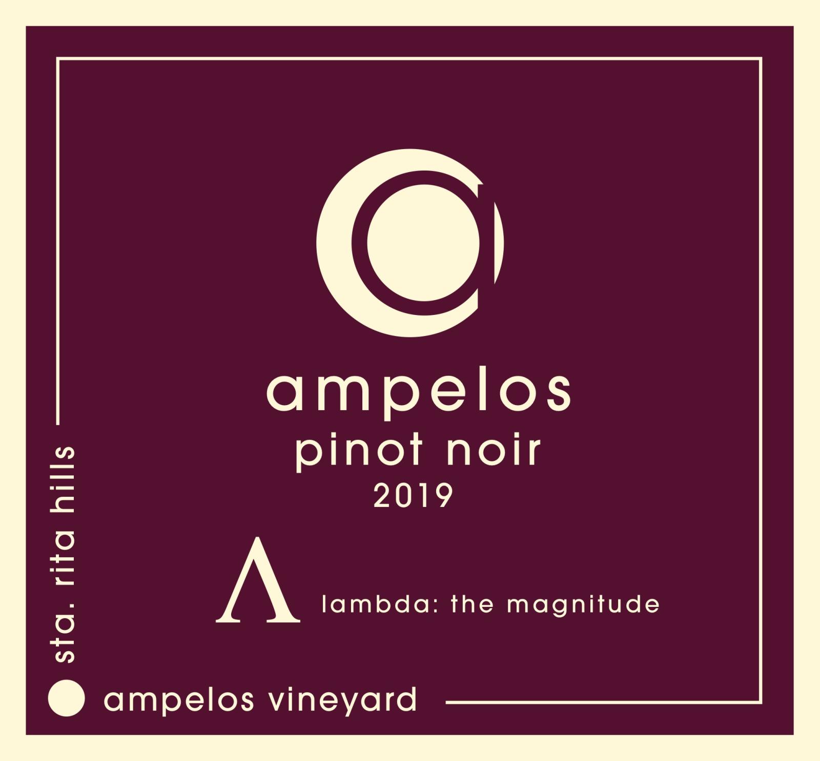 Ampelos Cellars Pinot Noir Lambda 2019