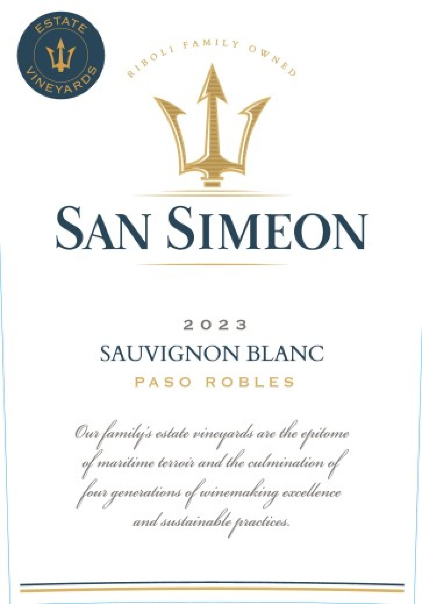 San Simeon Sauv Blanc 2023