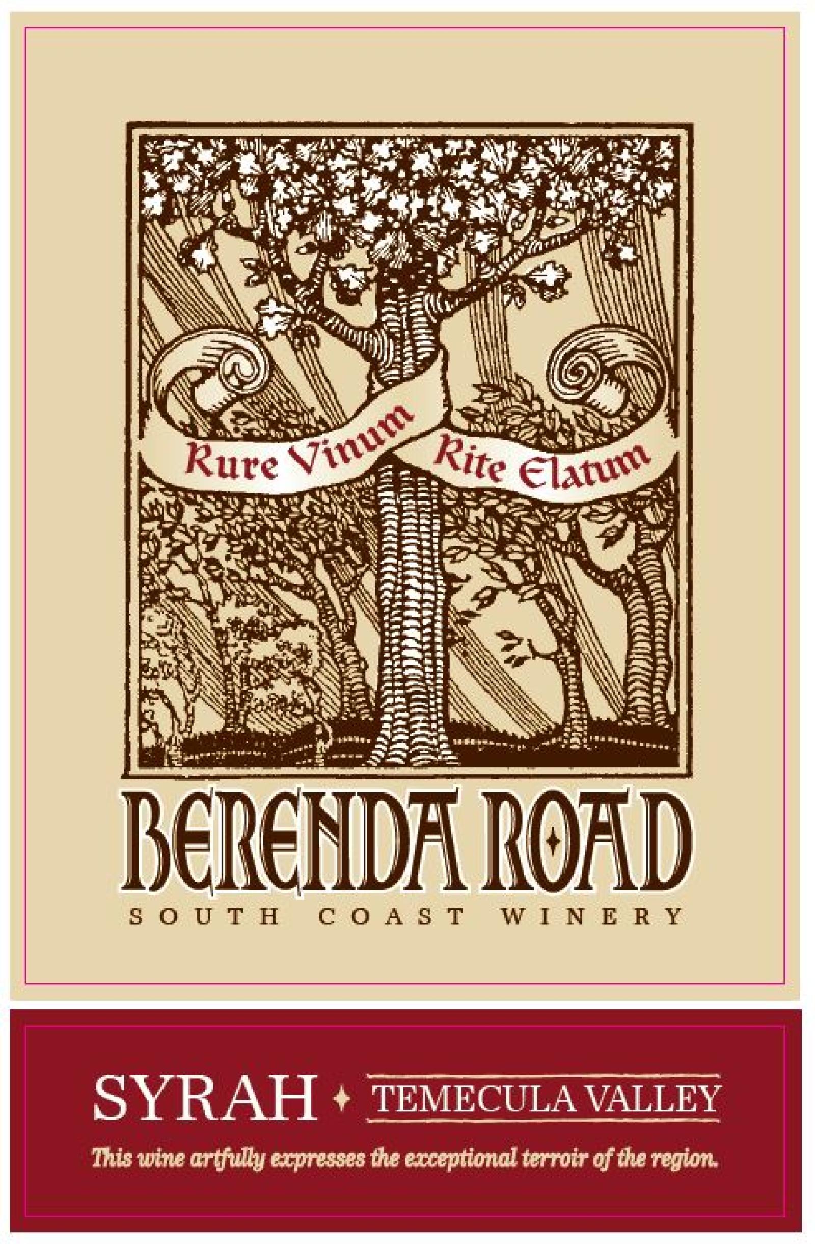 Berenda Road Syrah