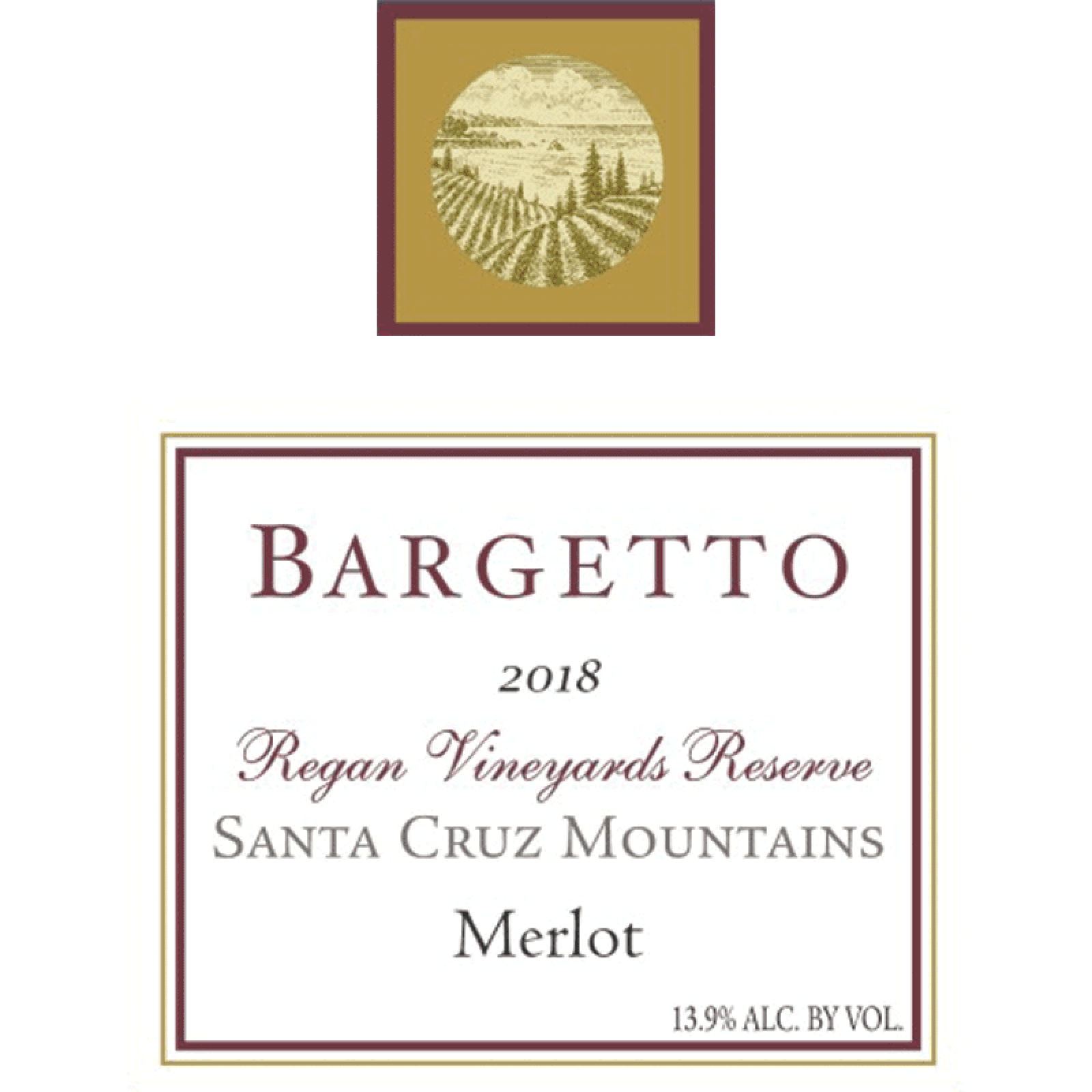 Bargetto Reserve Merlot 2018
