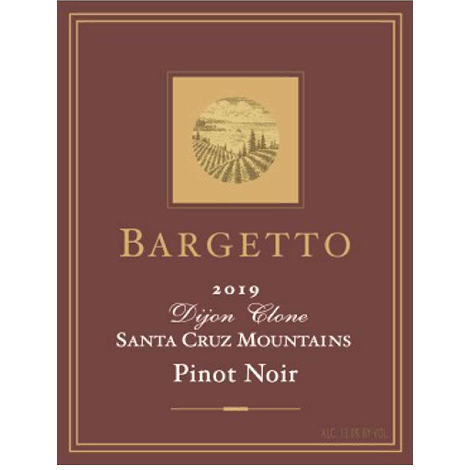 Bargetto Pinot Noir Dijon Clone 2019