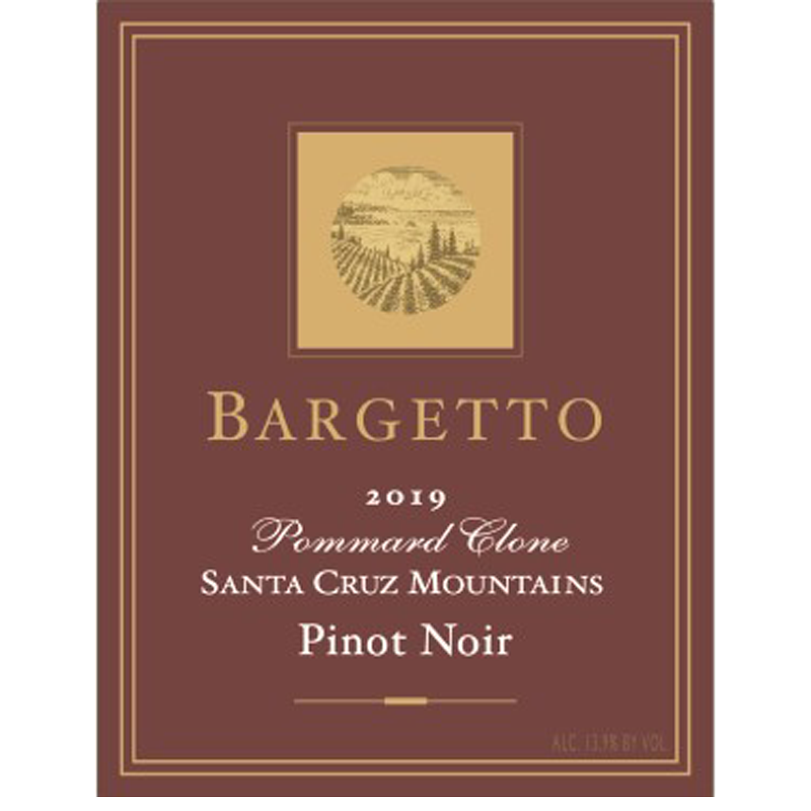 Bargetto Pinot Noir Pommard Clone 2019