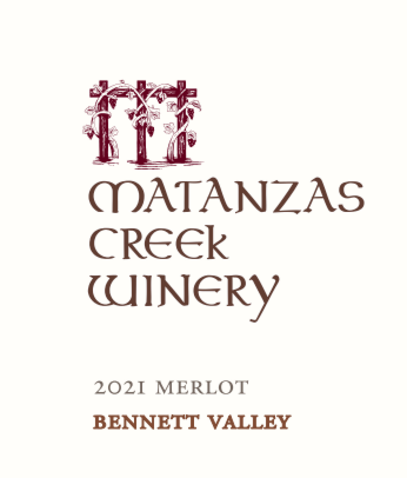 Matanzas Creek Winery Bennet Valley Merlot 2021