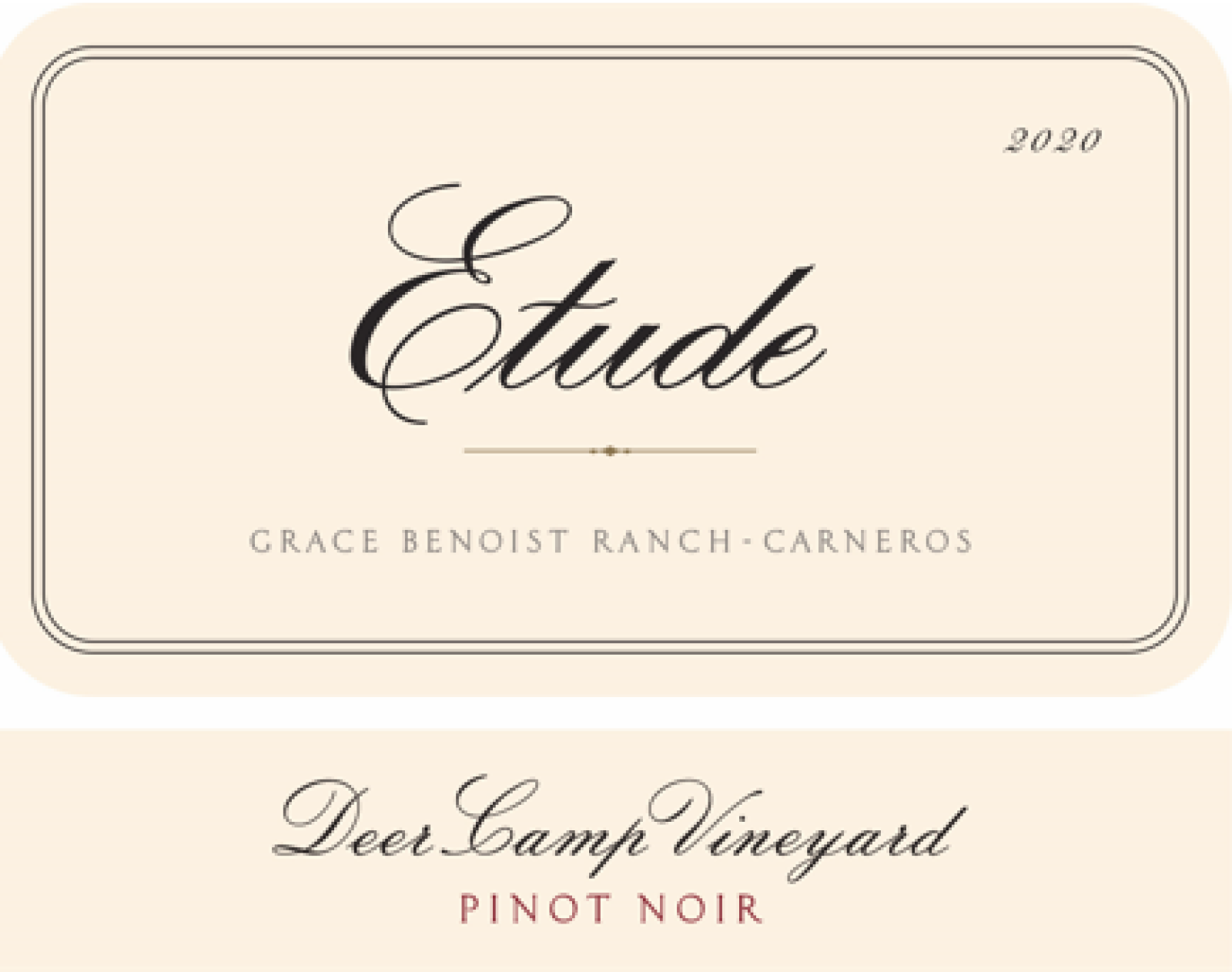Etude Deer Camp Vineyard Pinot Noir 2020