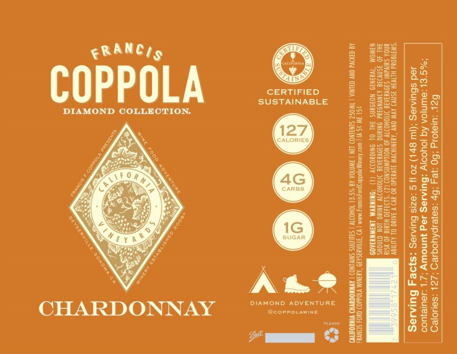 Francis Coppola Diamond Collection Chardonnay