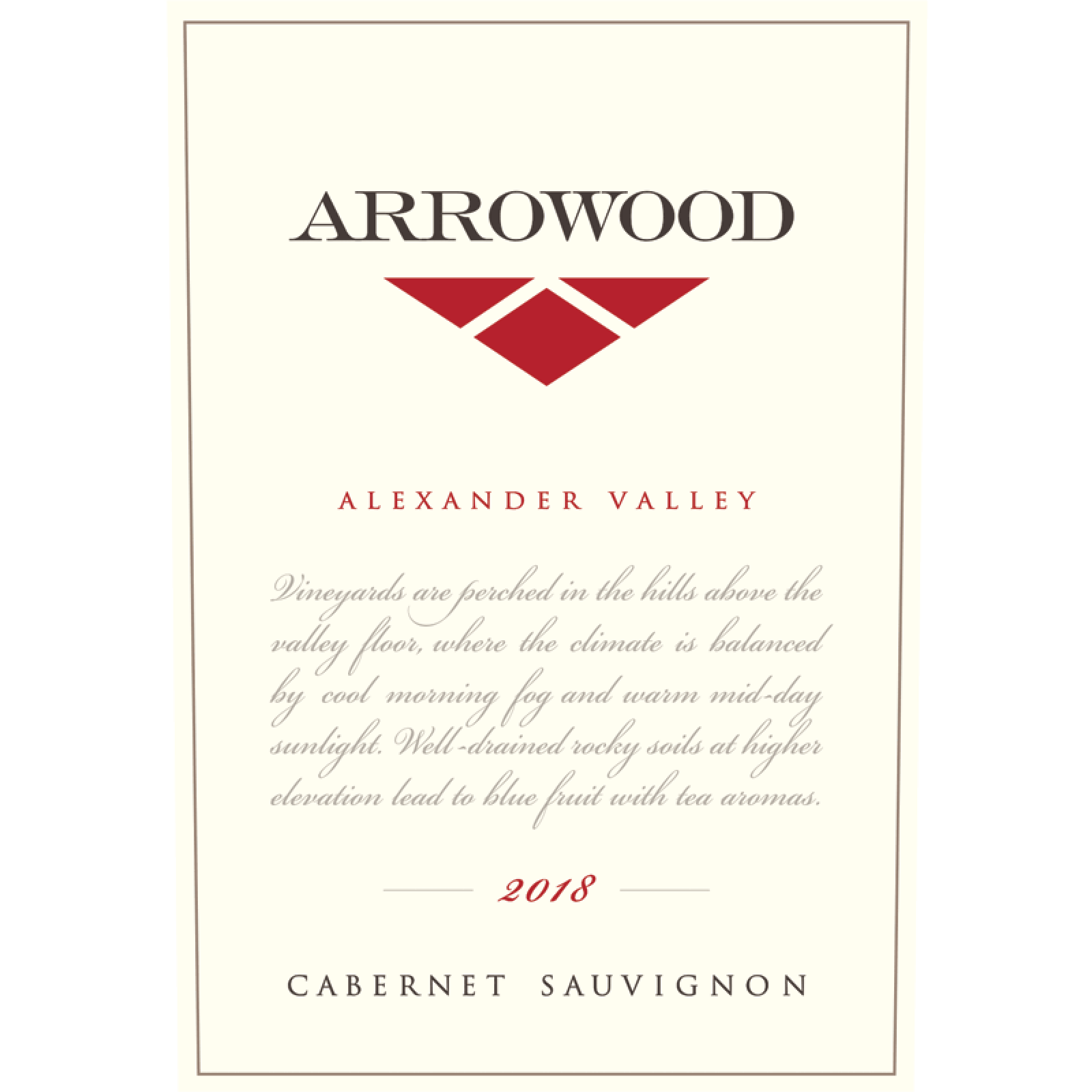 Arrowood Alexander Valley Cabernet 2018