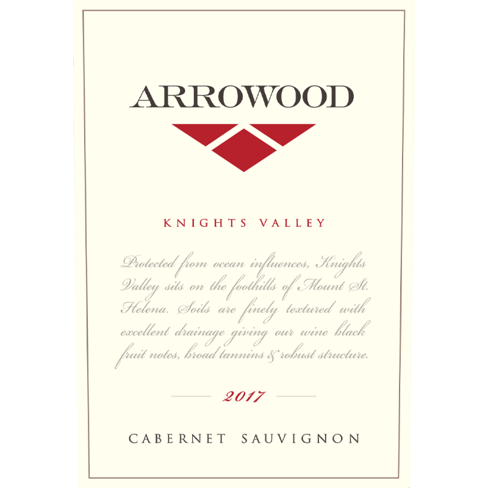 Arrowood Reserve Speciale Cabernet Sauvignon 2017