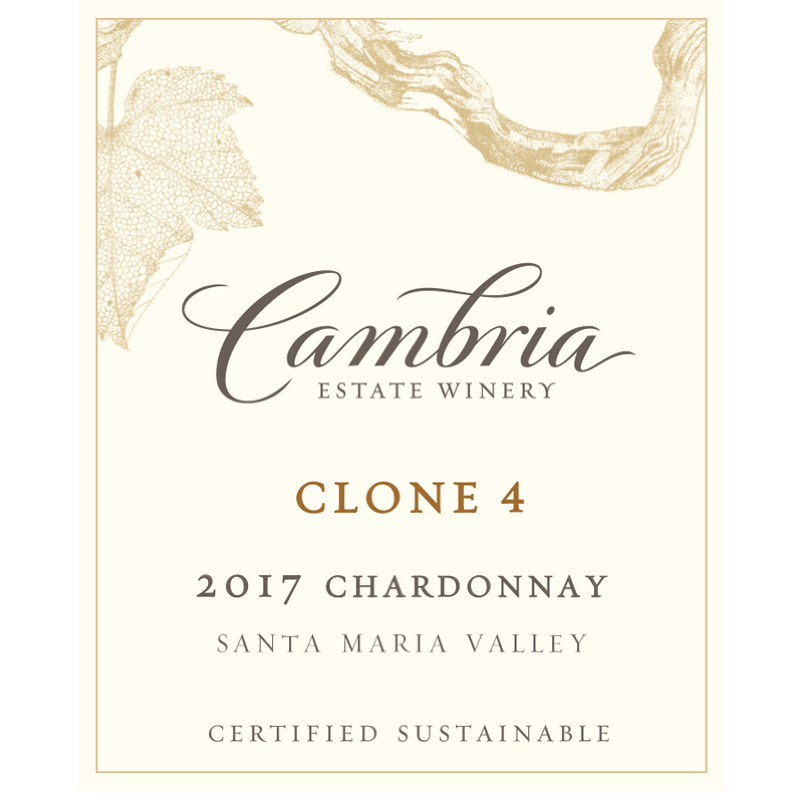 2017 Cambria Winery Clone 4 (Seeds of Empowerment) Chardonnay 
