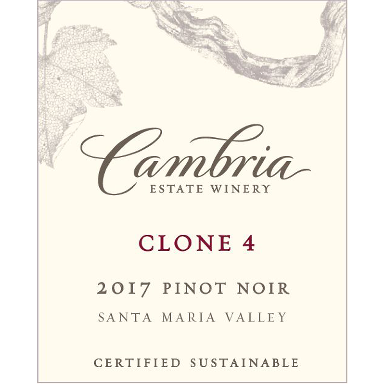 Cambria Estate Clone 4 Pinot Noir 2017