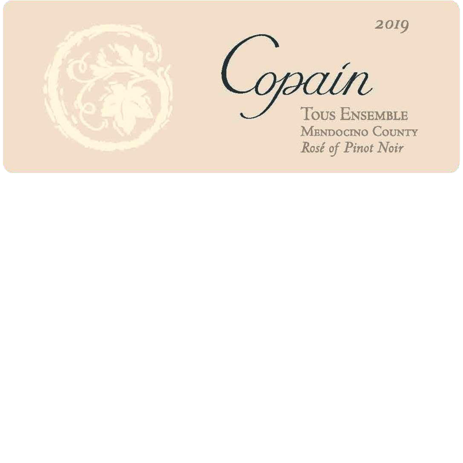 2019 Copain Tous Ensemble Rosé of Pinot Noir