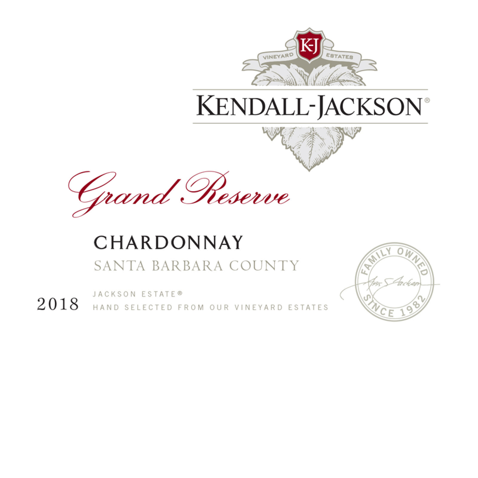 Kendall-Jackson Grand Reserve Chardonnay 2018