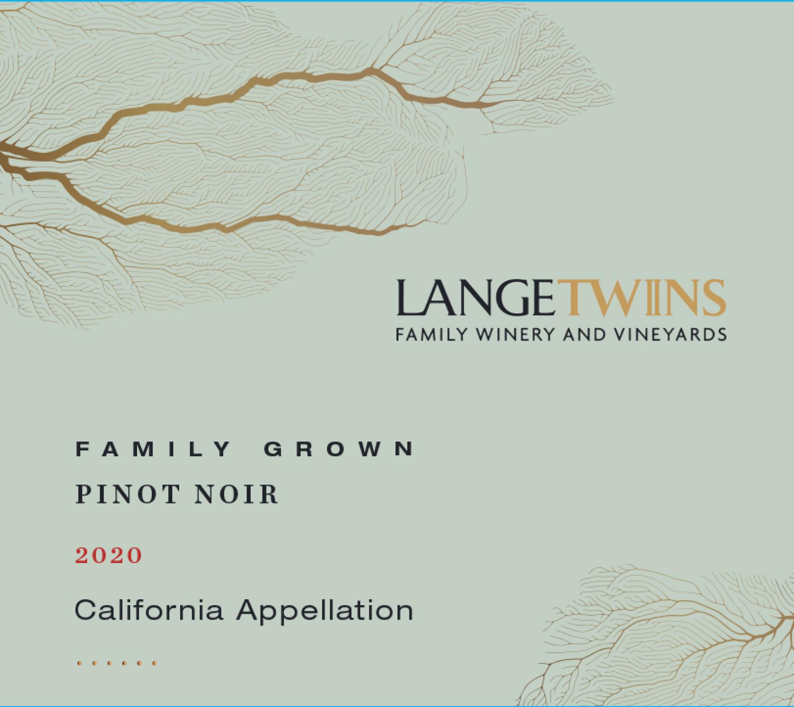 LangeTwins Pinot Noir 2020