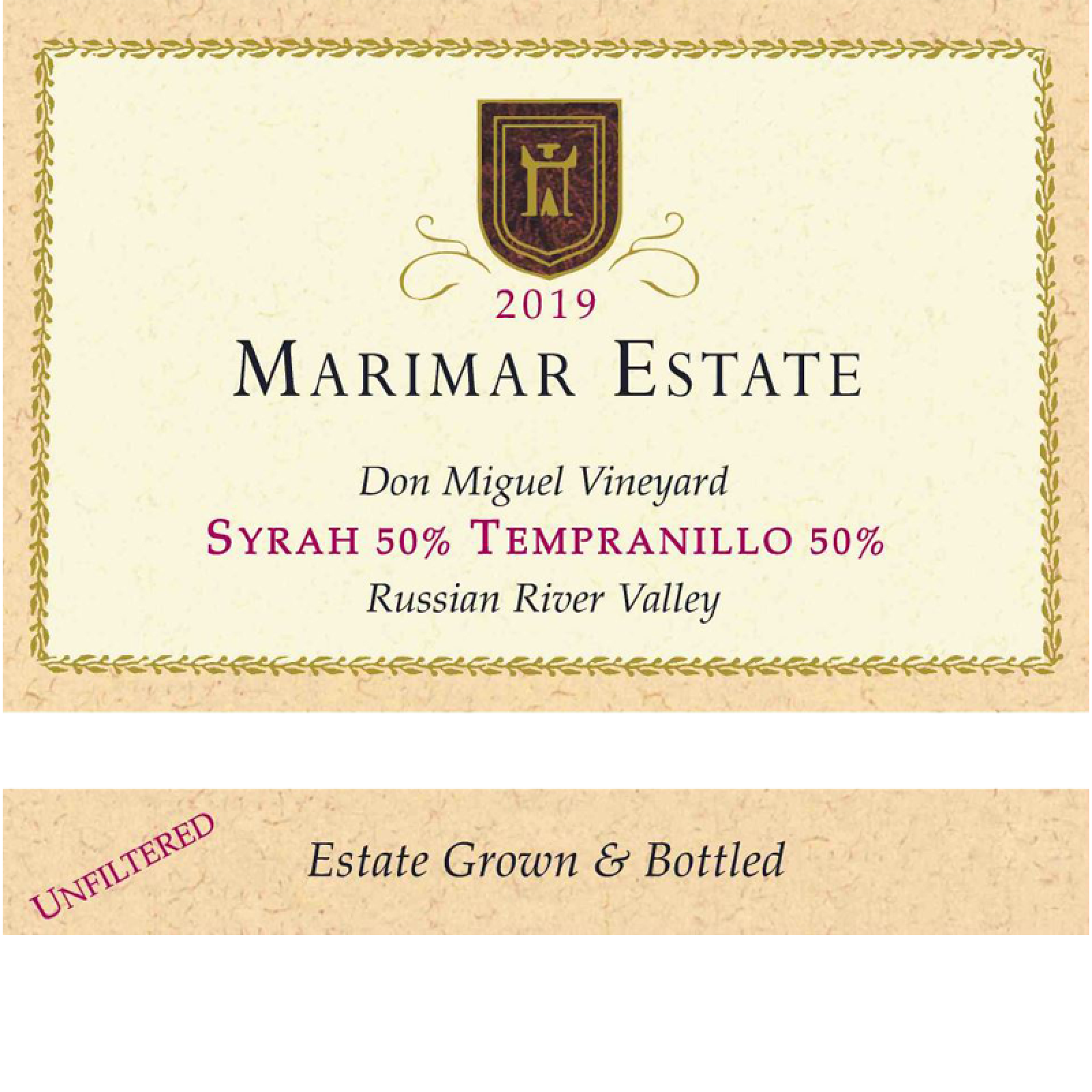 2019 Marimar Estate Winery Syrah/Tempranillo 