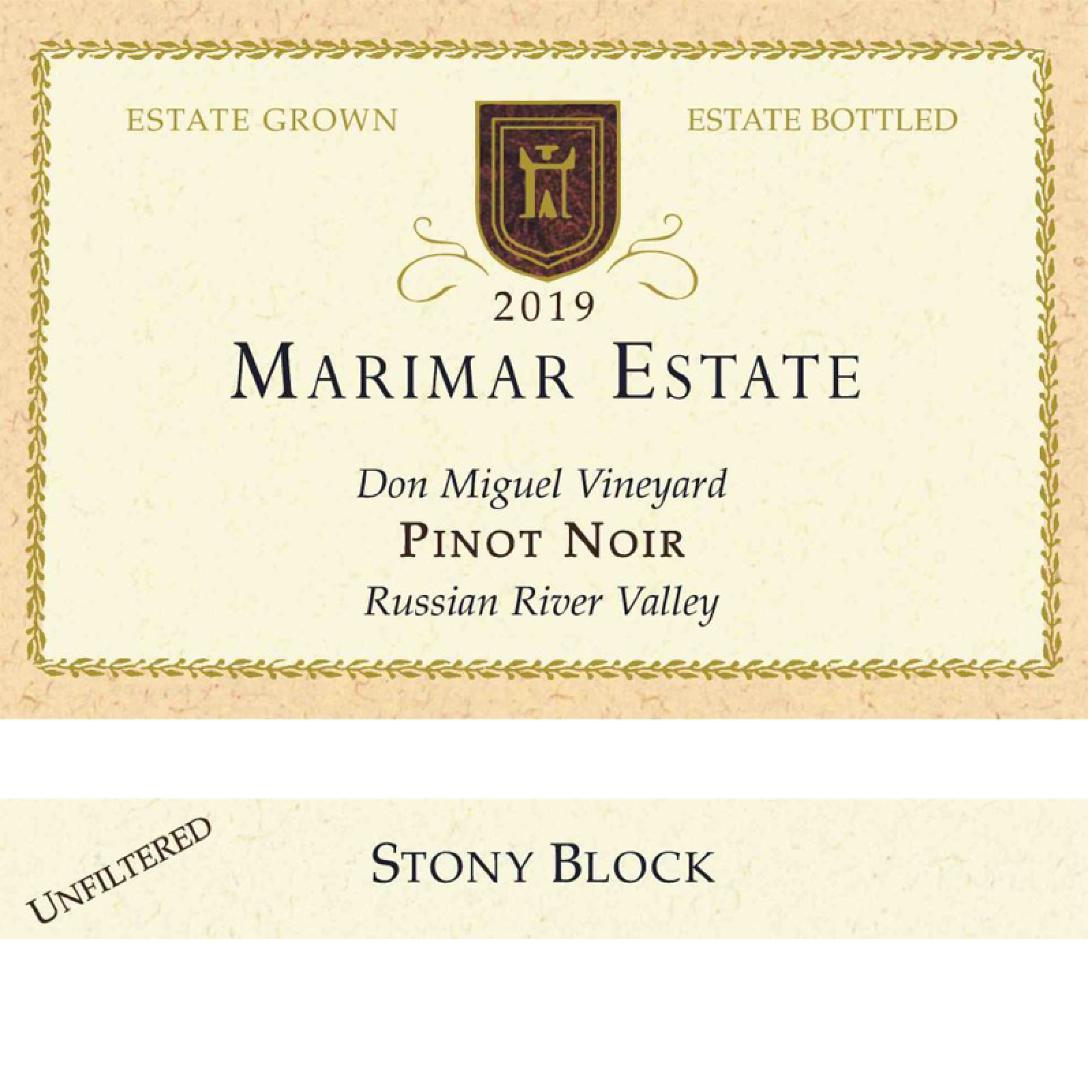 2019 Marimar Estate Winery Stony Block Pinot Noir 