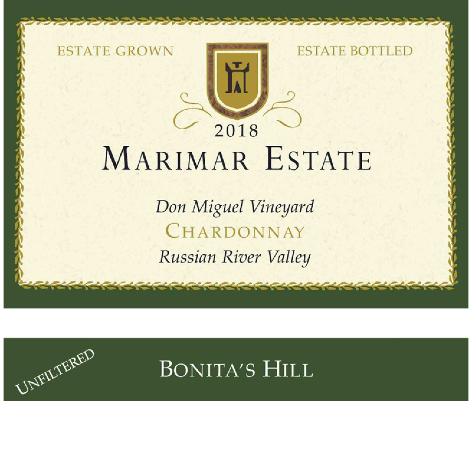 2018 Marimar Estate Winery Bonita’s Hill Chardonnay