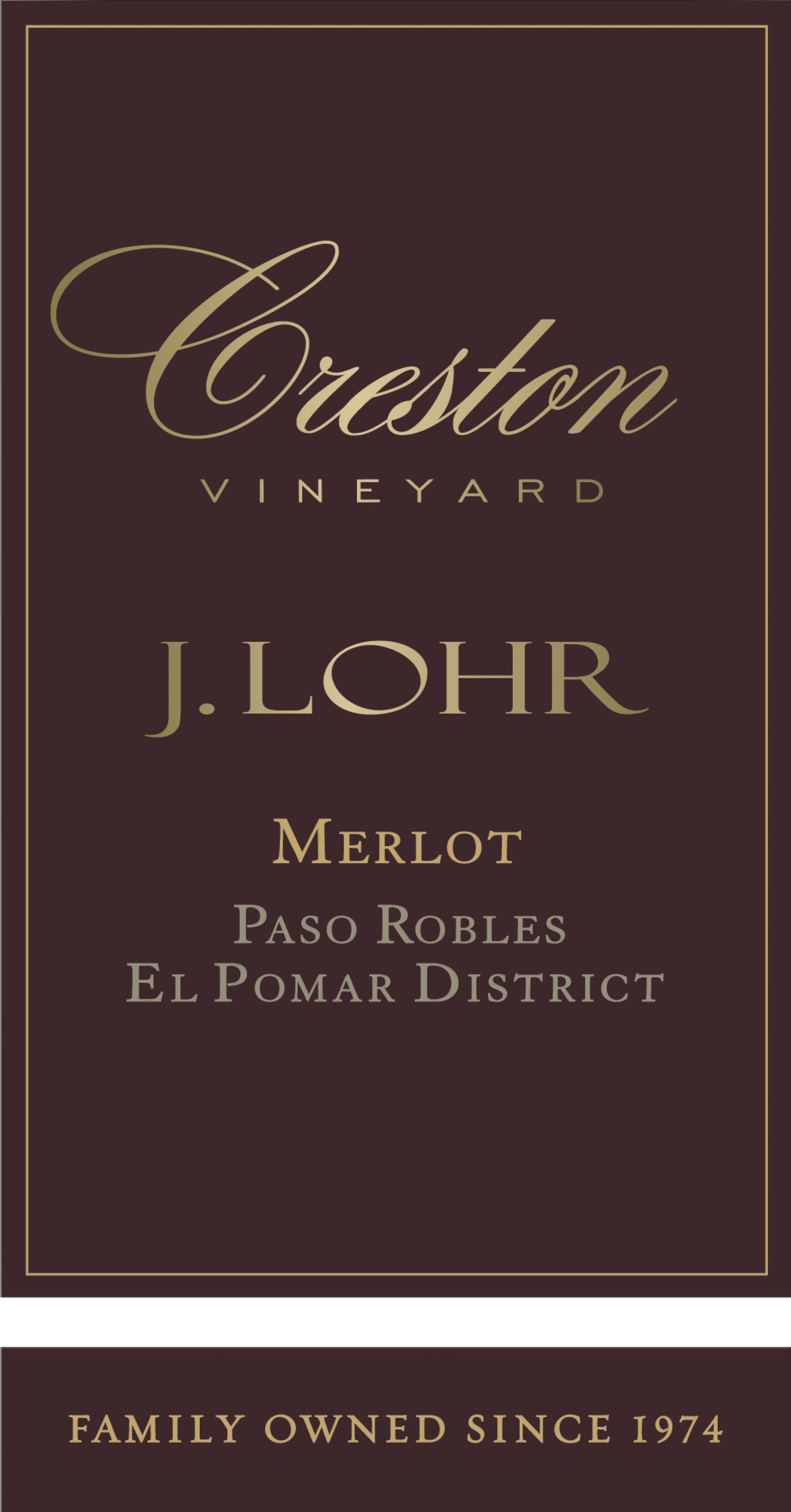 J Lohr Creston Vineyard Merlot 2019