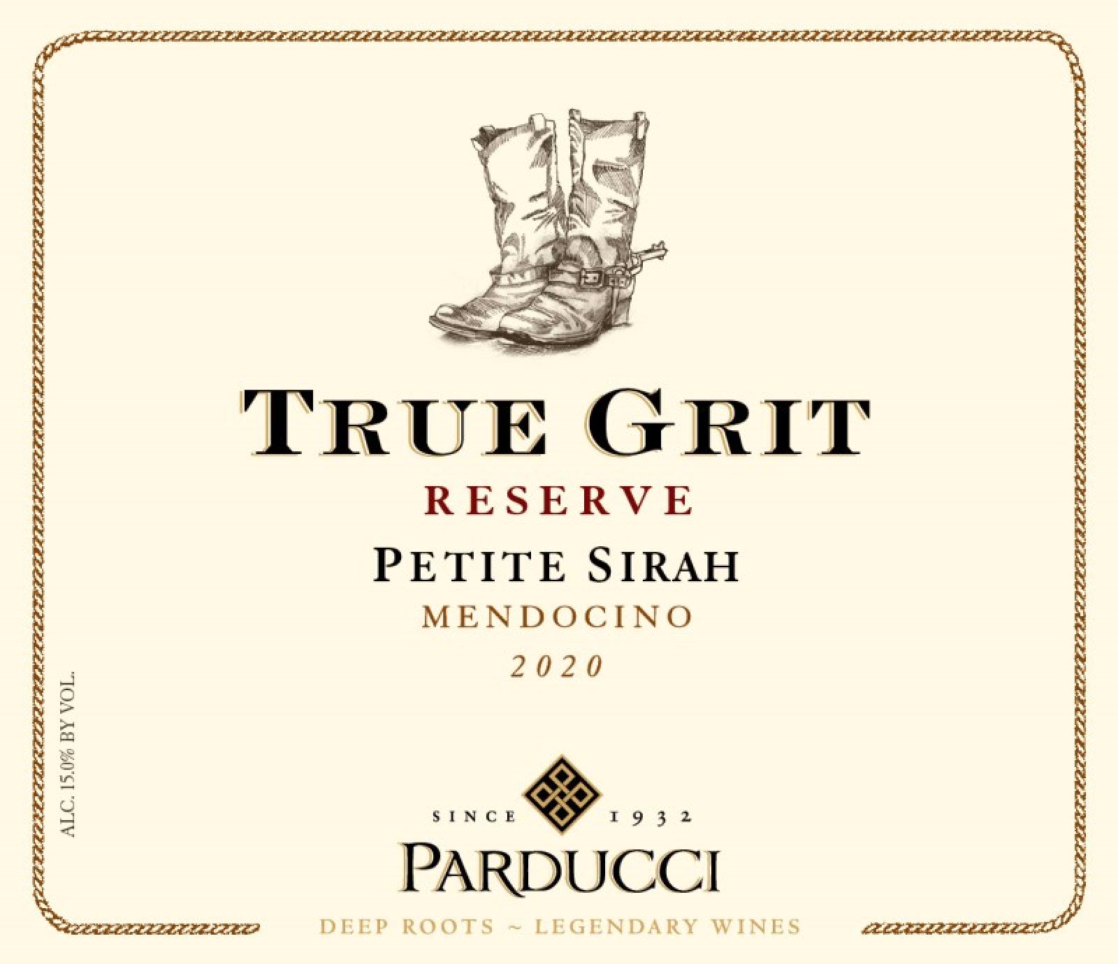 Parducci Winery True Grit Petit Sirah 2020