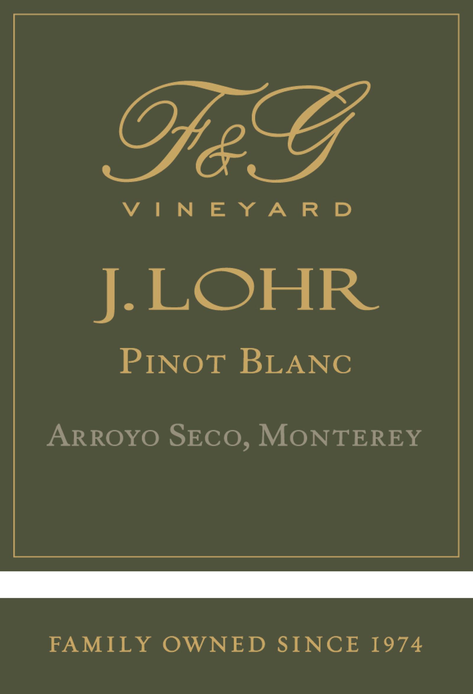 J Lohr F&G Vineyard Pinot Blanc 2020