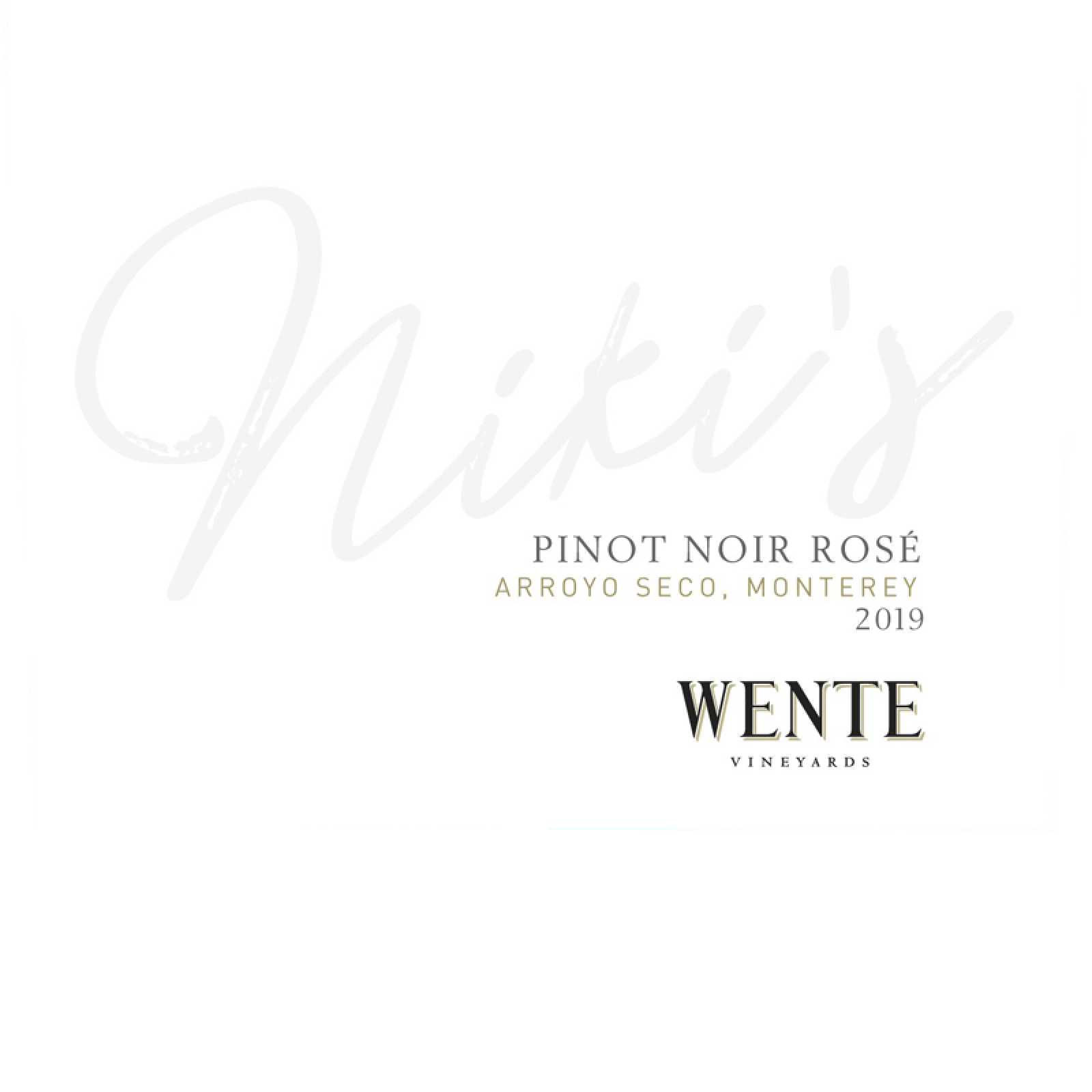 Wente Vineyards Niki's Pinot Noir Rose 2019